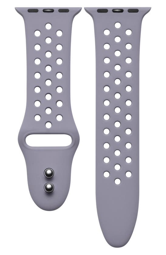 The Posh Tech Silicone Apple Watch® Watchband In Gray
