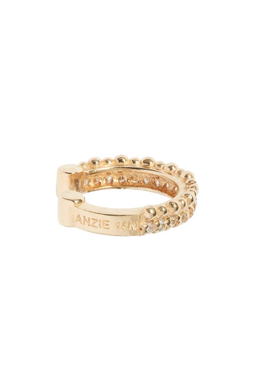 Anzie Women's Dew Drop 14k Yellow Gold & Diamond Ear Cuff In Yellow Gold