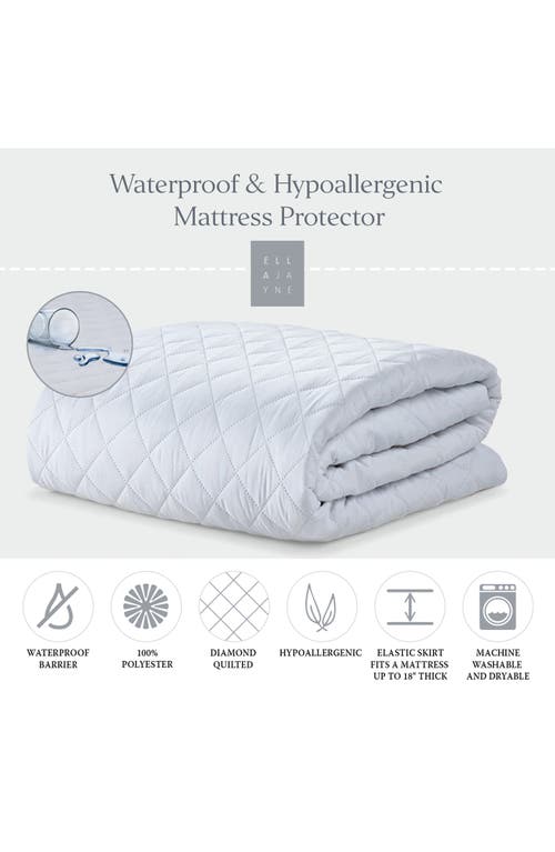 Shop Ella Jayne Home Waterproof & Hypoallergenic Mattress & Pillow Protector In White