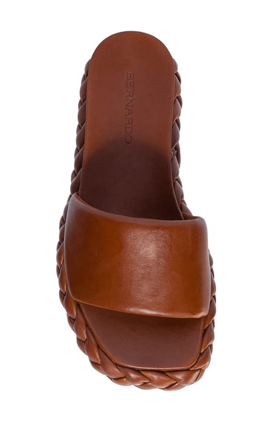 Shop Bernardo Footwear Charleston Slide Sandal In Saddle
