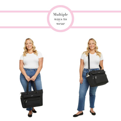 Baggallini Modern Laptop Tote In Sterling Shimmer