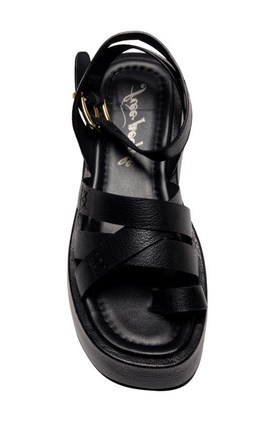 Free People Hazel Platform Sandal In Black