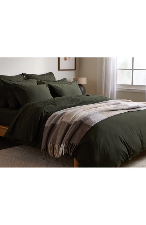 Parachute Brushed Cotton Duvet Cover In Evergreen