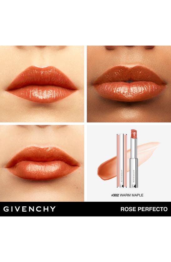 Shop Givenchy Rose Hydrating Lip Balm In 302 Warm Maple