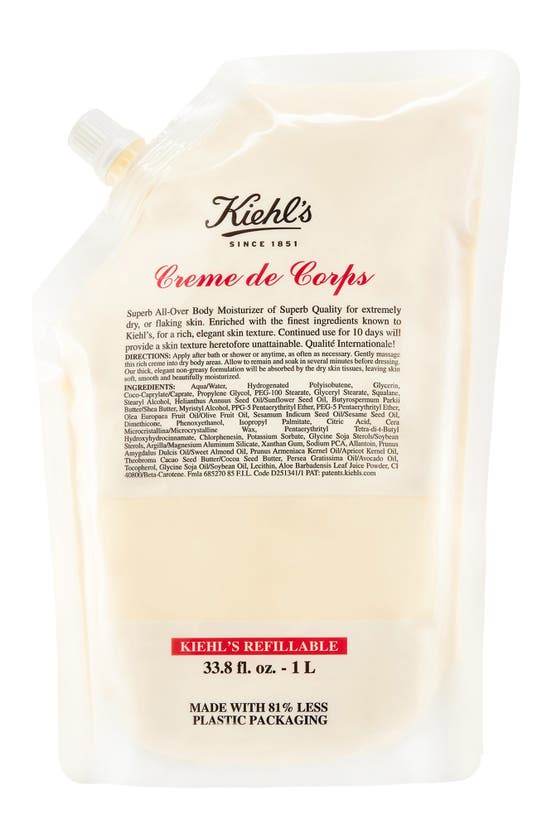 Kiehl's Since 1851 1851 Creme De Corps Body Lotion With Cocoa Butter Refill, 33.8-oz.