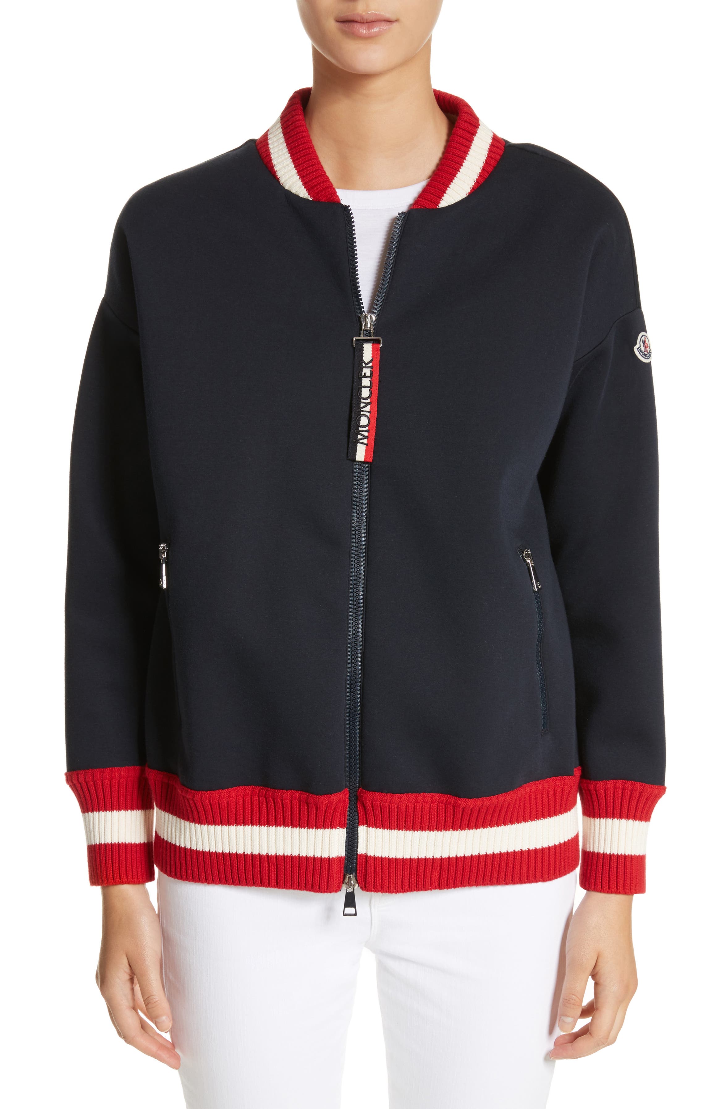 Moncler Knit Bomber Nordstrom