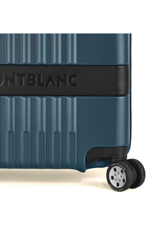 Shop Montblanc My4810 Cabin Trolley Carry-on Suitcase In Avio Blue