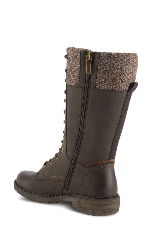 Shop Spring Step Yosemite Water Resistant Boot In Dark Brown