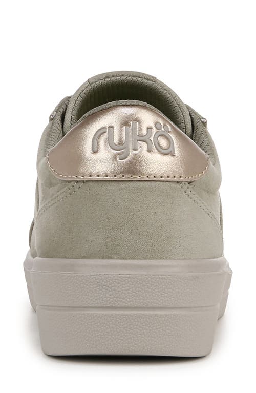Ryka Viv Classic Womens Padded Insole Denim Casual And Fashion Sneakers In Abbey Green