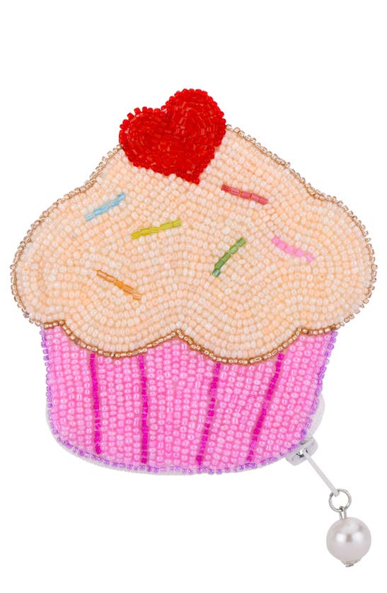 Iscream Kids' Cupcake Bead Clutch In Blue