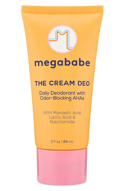 Megababe The Cream Deo Aluminum-Free Daily Deodorant with Odor-Blocking AHAs
