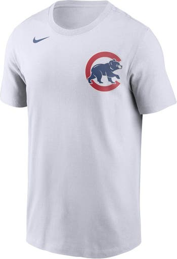 Chicago Cubs Nike Dri-Fit Gray Shirt White Nike Logo Size Medium