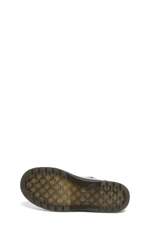Dr. Martens' Dr. Martens Kids' Zavala Silver Coated Glitter Boot In Silver
