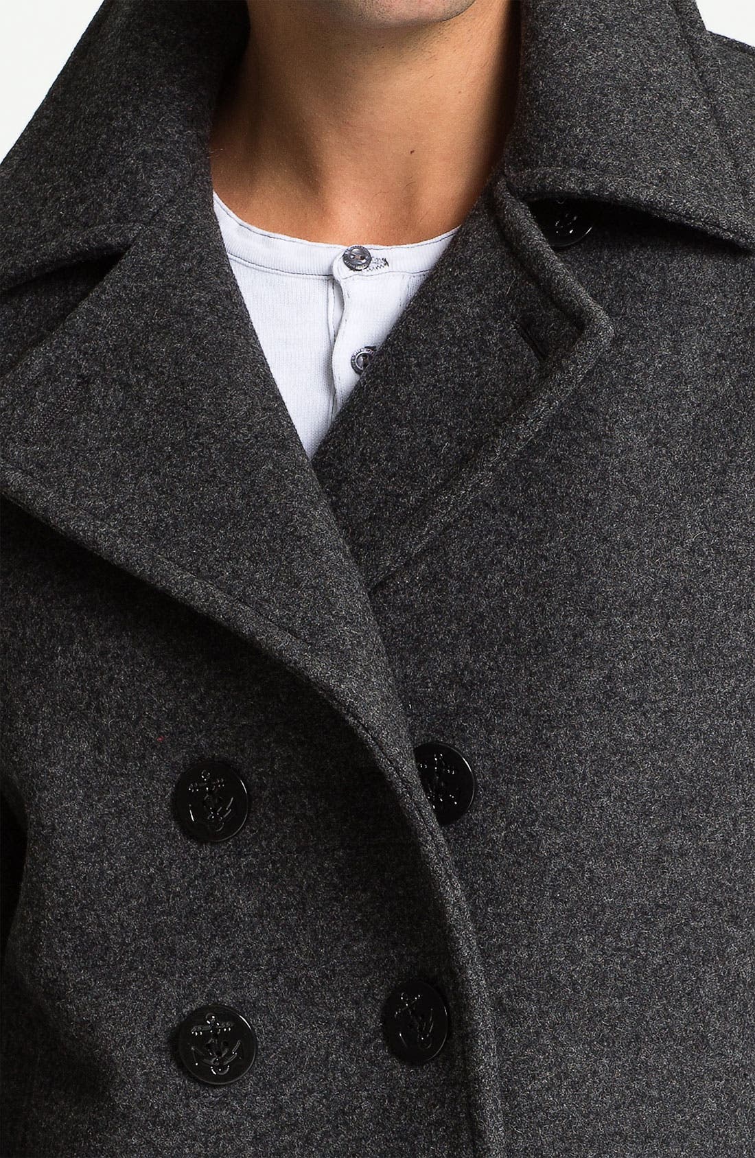 Spiewak 'Dugan' Wool Blend Peacoat | Nordstrom