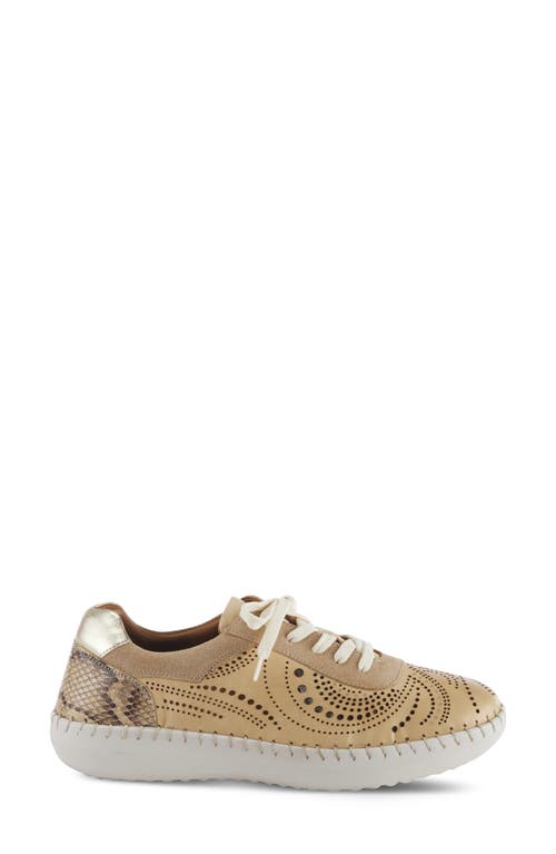 Spring Step Jumilla Mixed Media Slip-on Sneaker In Beige