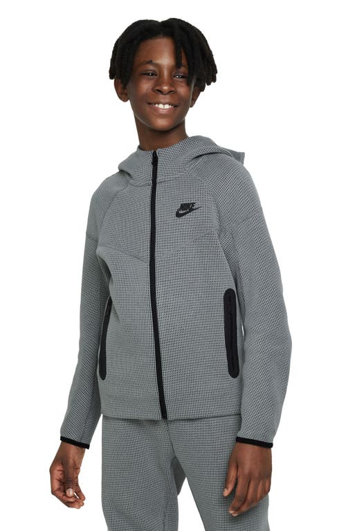 Nike Kids' Sportswear Tech Fleece Full Zip Hoodie In Gray