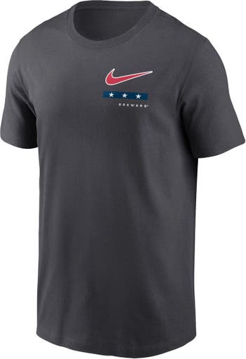 Nike Anthracite Chicago Cubs Americana T-shirt in Gray for Men