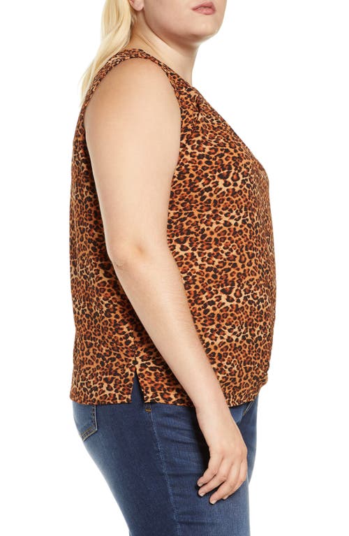 Loveappella Gathered Neck Shell In Rust