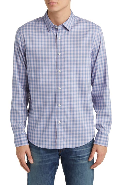 The Movement Button-Up Shirt in Lilac Waters Gingham