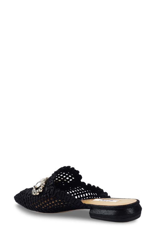 Shop Zigi Isabelle Crystal Bit Mule In Black