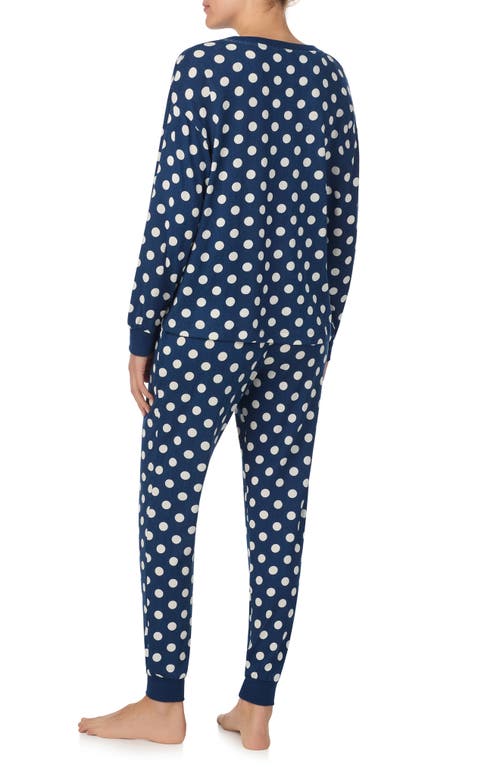 Shop Kate Spade New York Print Pajamas In Navy Multi Print