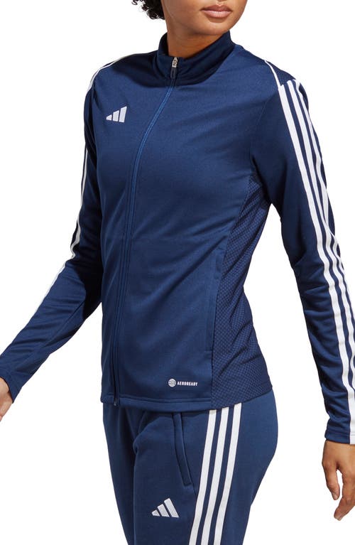 adidas Tiro 23 League Recycled Polyester Soccer Jacket in Team Navy Blue at Nordstrom, Size X-Small