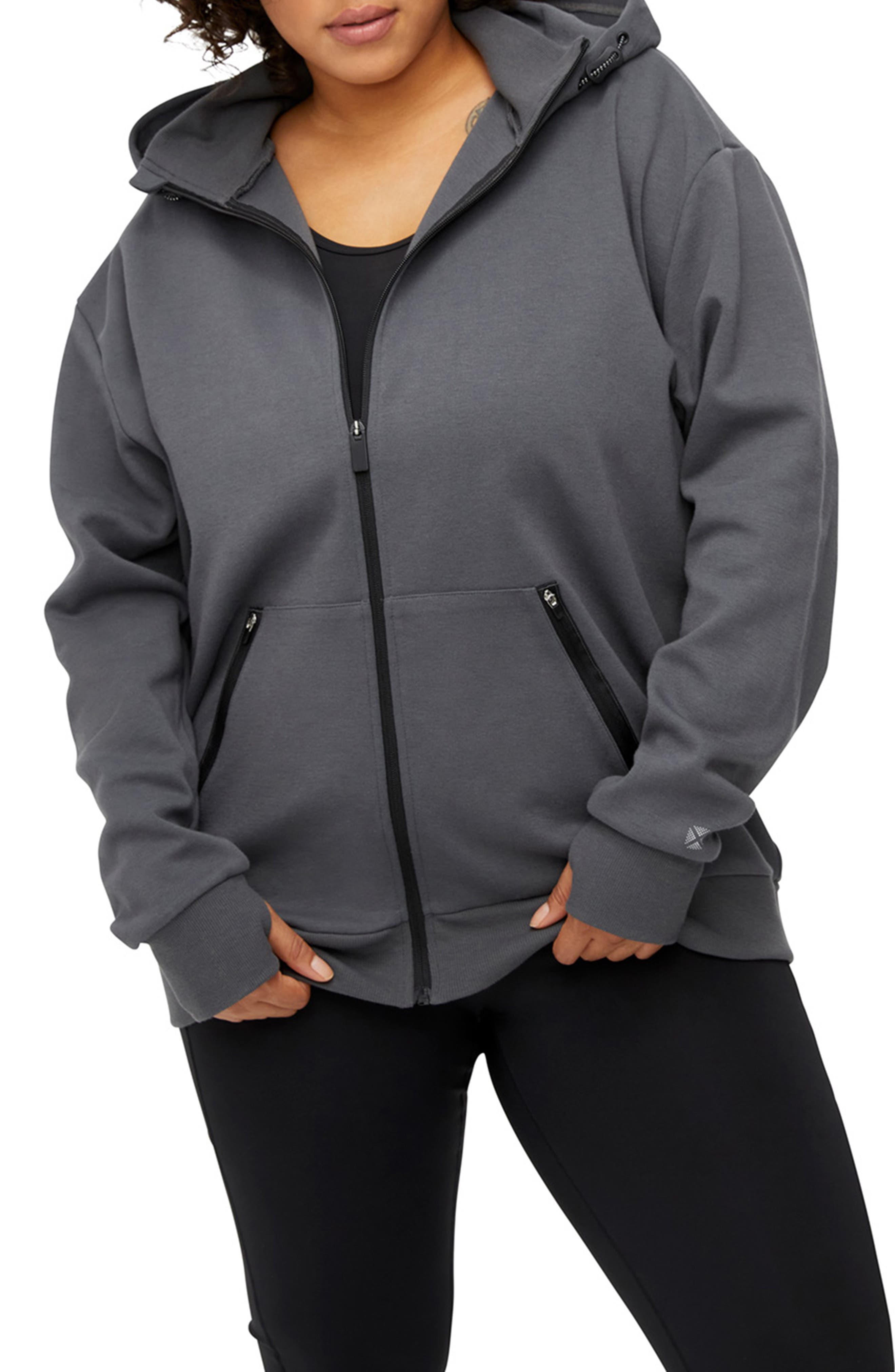 plus size grey sweatshirt