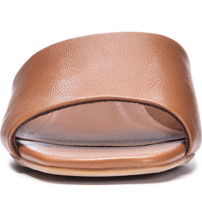 CHINESE LAUNDRY Lana Slide Sandal, Main, color, CAMEL LEATHER