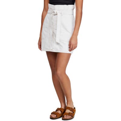 Free People Splendor In The Grass Tie Skirt, Beige