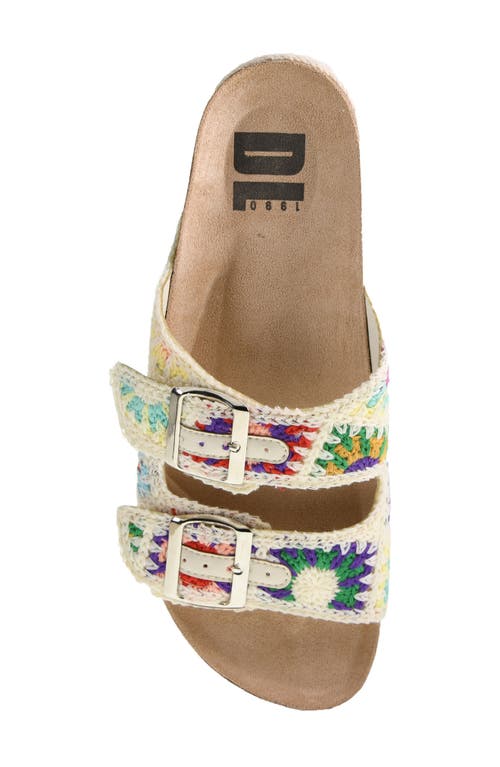 Shop Dirty Laundry Pretends Espadrille Platform Slide Sandal In Beige Multi