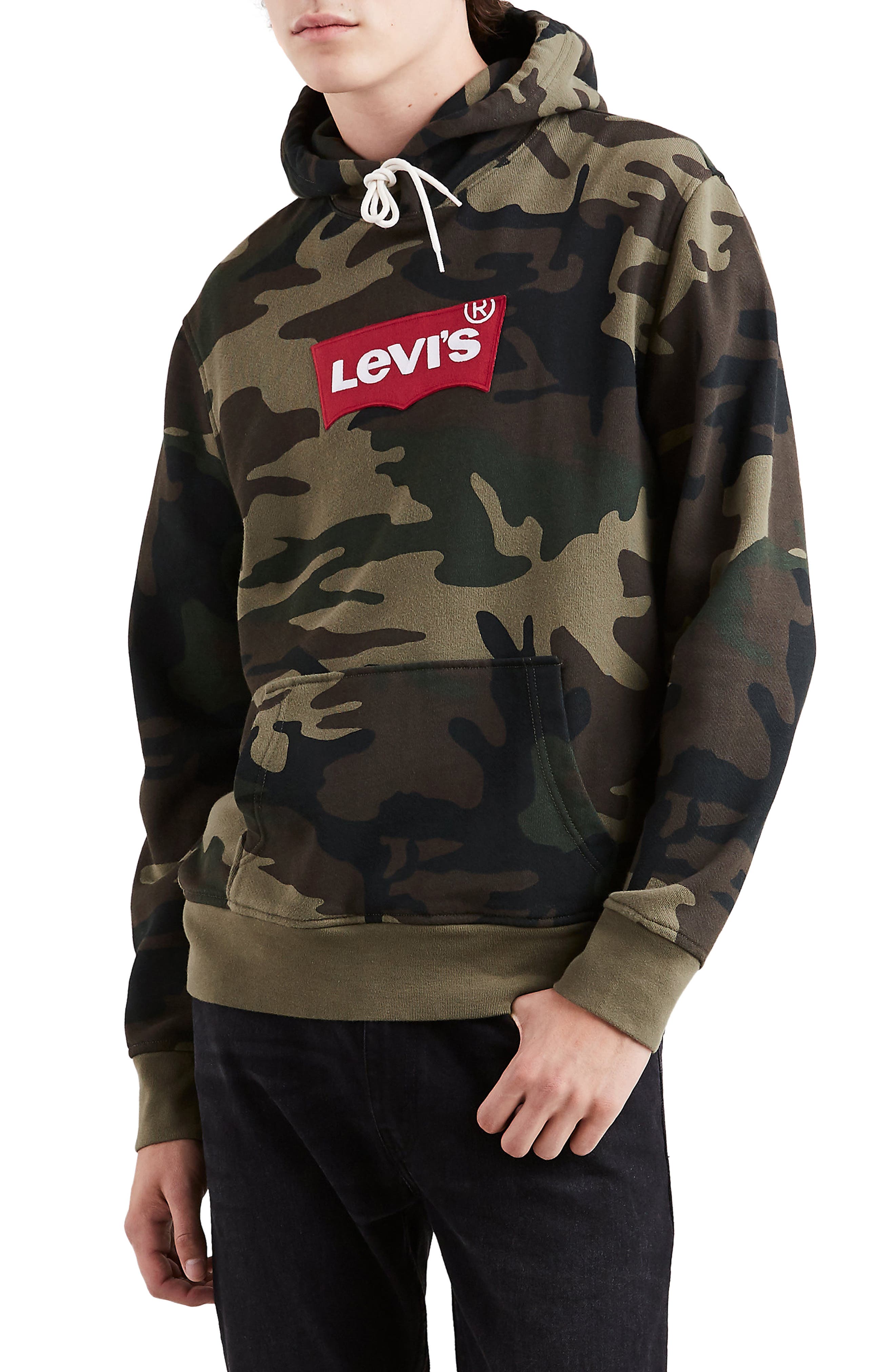 levis hoodie camouflage