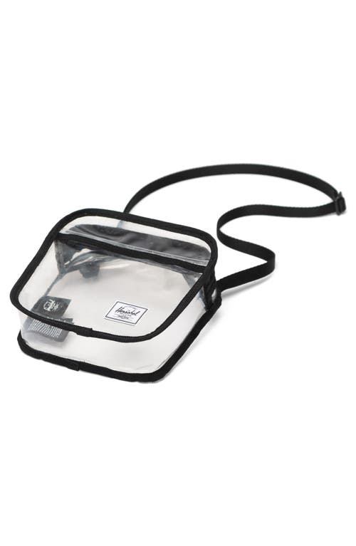 Shop Herschel Supply Co . Classic Clear Crossbody Bag In Black