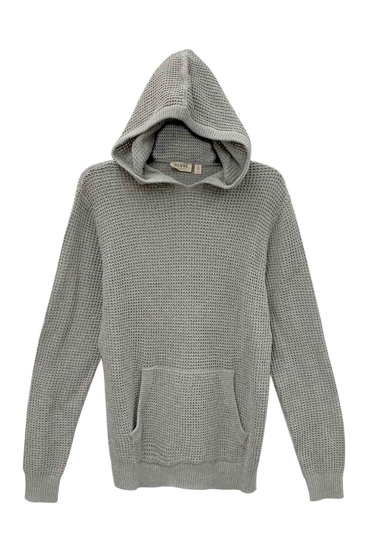 fine knit hoodie