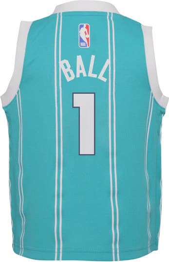 Men's Jordan Brand LaMelo Ball Teal Charlotte Hornets Authentic Player Jersey - Icon Edition