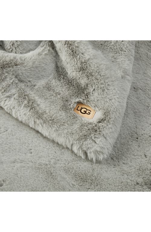 Shop Ugg(r) Euphoria Throw Blanket In Seal/seal