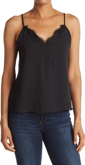 White House Black Market Shaping V-neck Cami In Canary