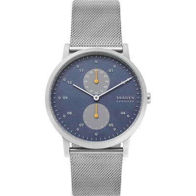 Skagen Designs Kristoffer Multifunction Mesh Strap Watch, 42Mm