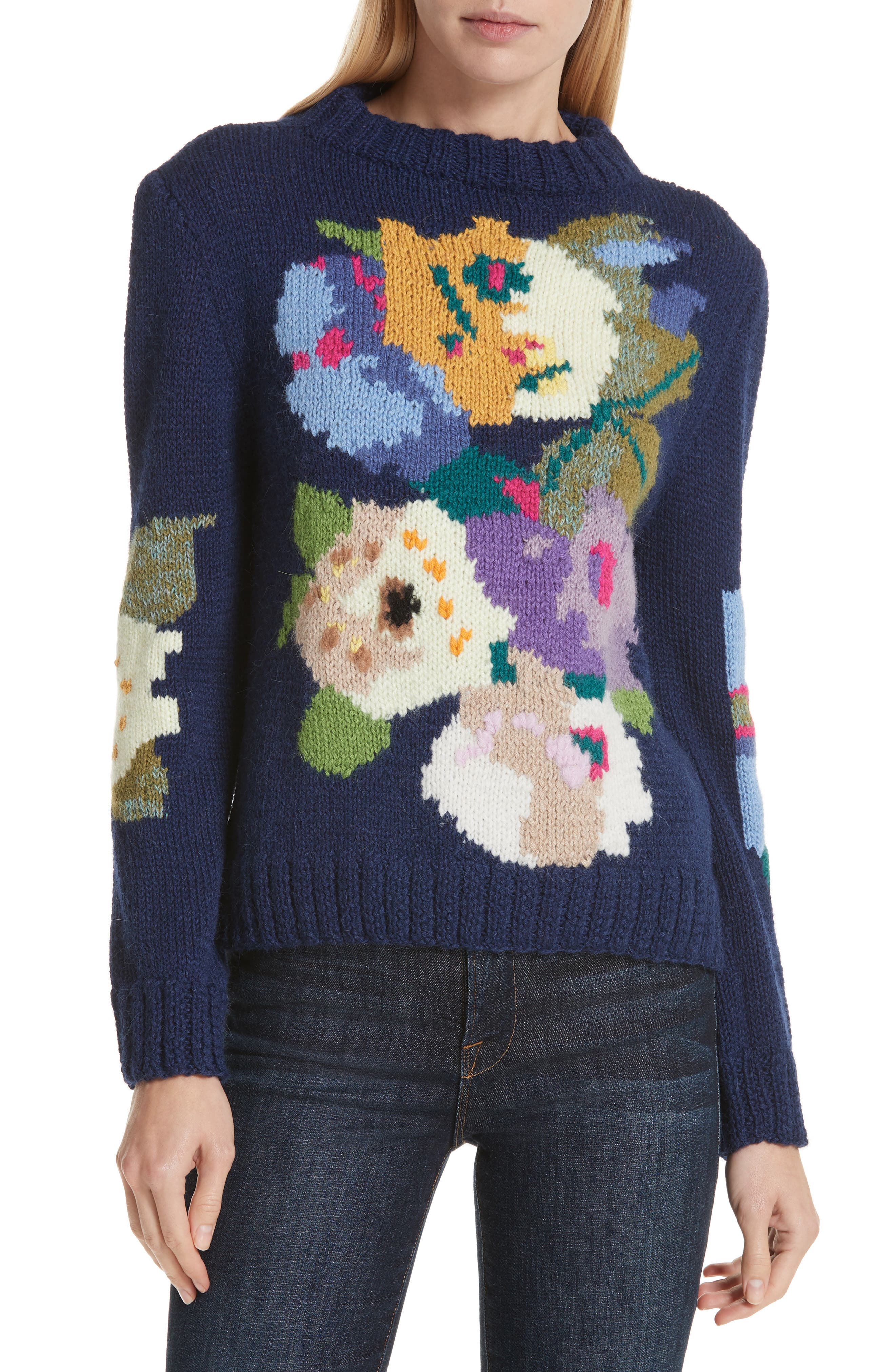 smythe floral sweater