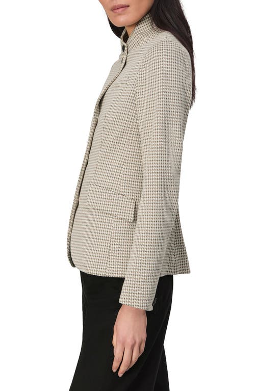 Shop Rag & Bone Slade Houndstooth Blazer In Greige Multi