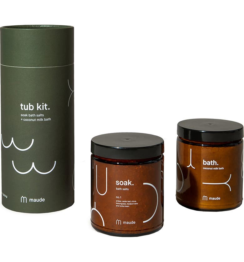 maude Tub Kit No. 1 Bath Salts & Coconut Milk Bath Soak Set