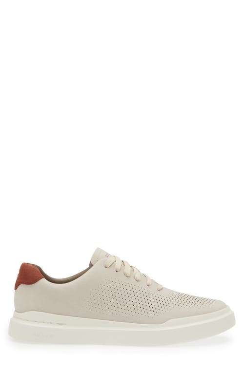 Shop Cole Haan Grandpro Rally Sneaker In Silver Lining/ivory