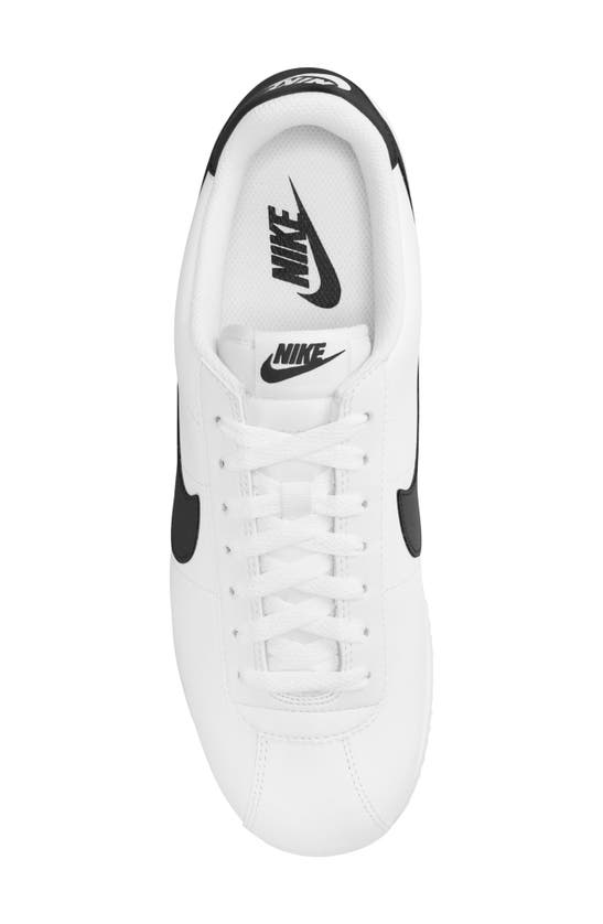 Shop Nike Cortez Sneaker In White/ Black
