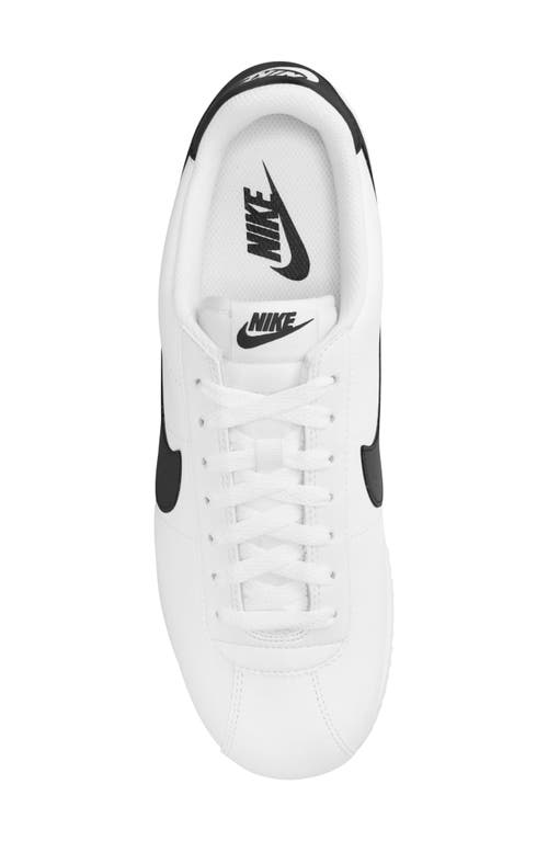 Nike Cortez Sneaker In White/black