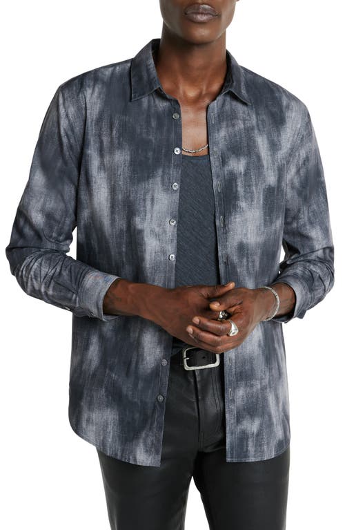 John Varvatos Slim Fit Print Button-Up Shirt at Nordstrom,