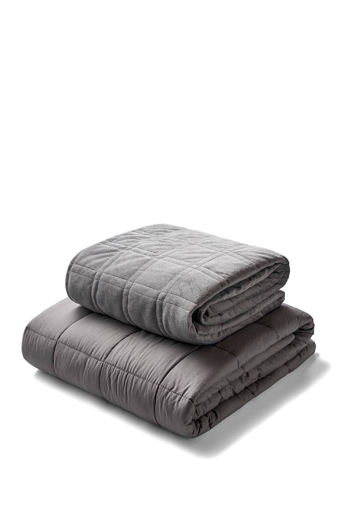 Melange Home Cotton 20lb Weighted Blanket Grey Nordstrom Rack