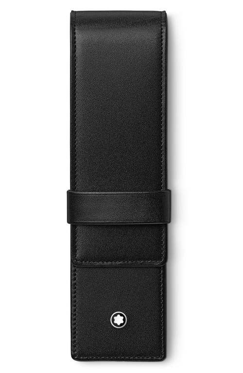 Montblanc Meisterstück Two-Pen Sleeve in Black at Nordstrom
