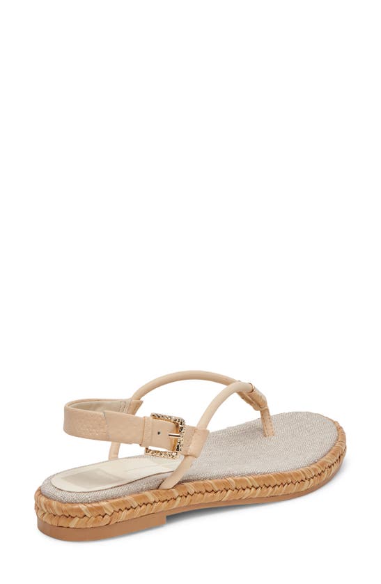 Shop Dolce Vita Meryl Slingback Sandal In French Vanilla Raffia