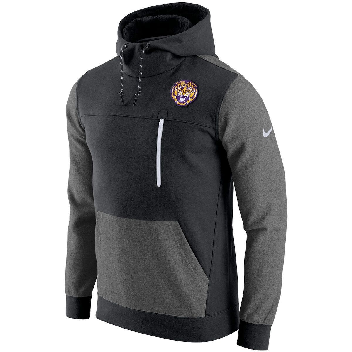 lsu black nike hoodie