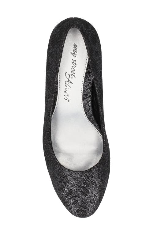 Shop Easy Street Ballari Pump In Black Lace