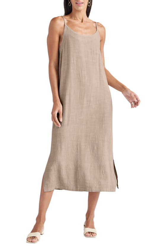 Splendid Breeze Midi Dress In Fawn